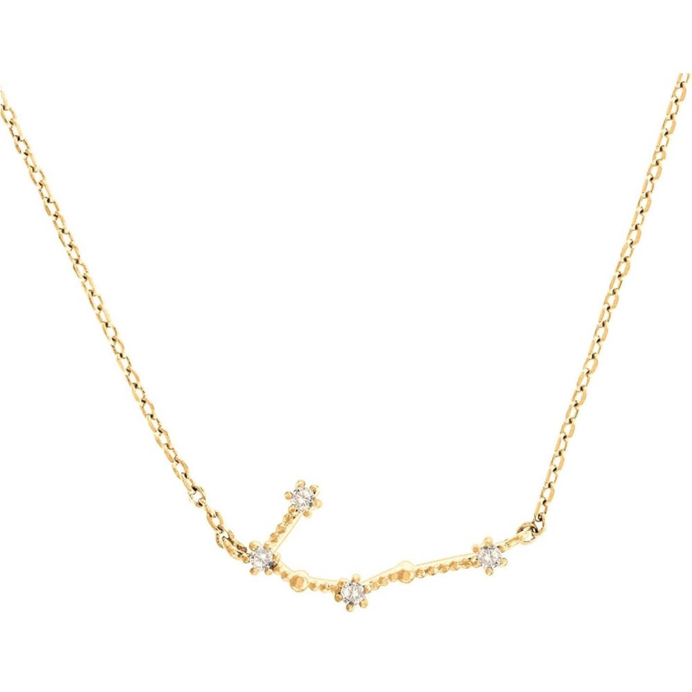 NEW Gemini 14k Gold Plated Necklace